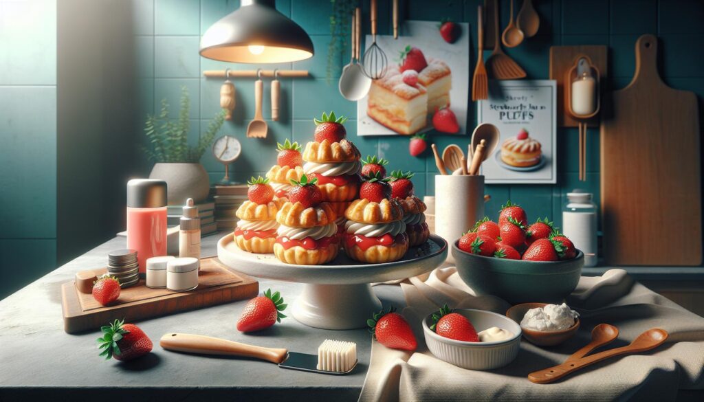 Strawberry Jam Puffs: Quick and Sweet Pastry Treats 1 Strawberry Jam Puffs: Quick and Sweet Pastry Treats