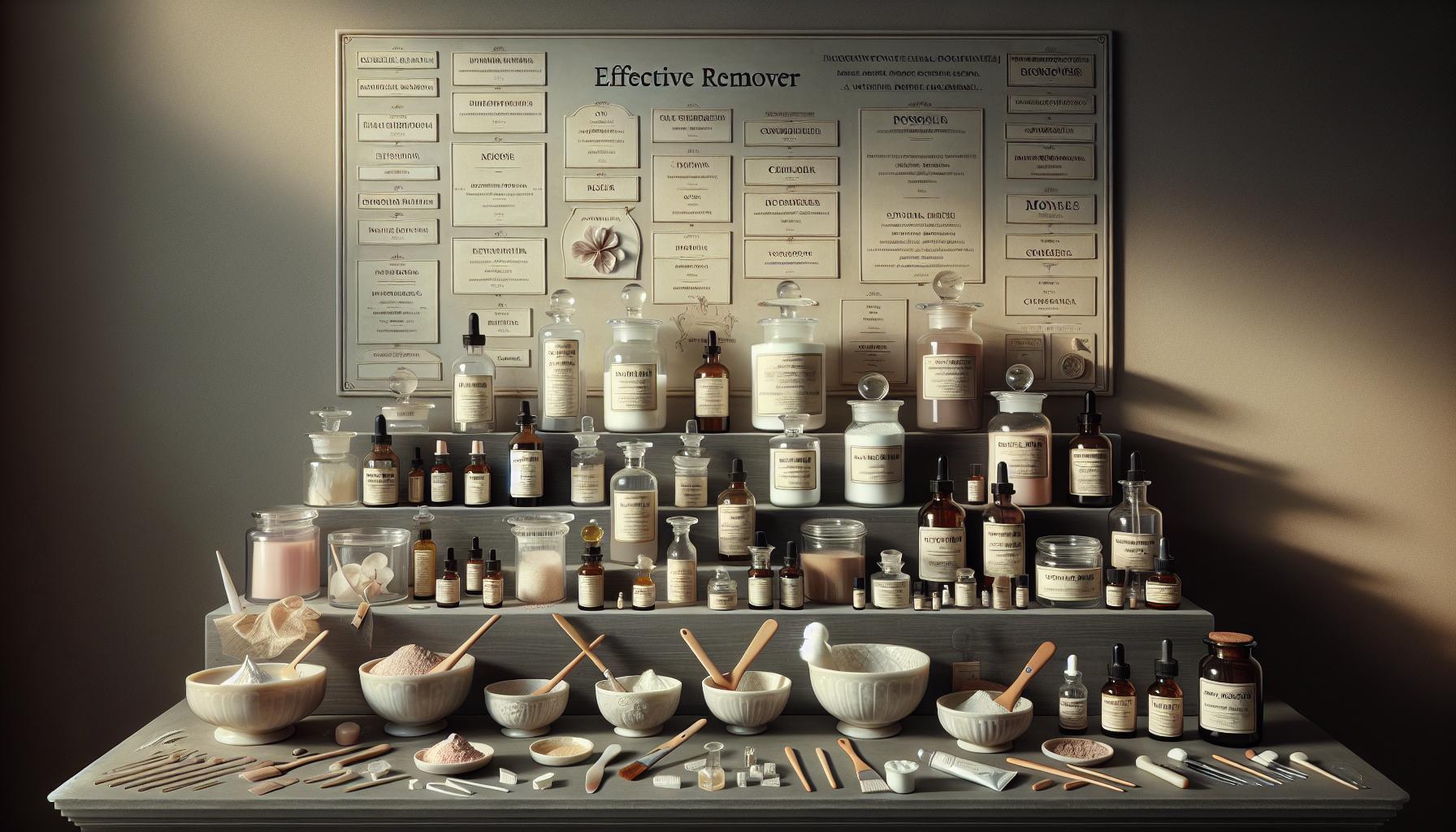 Essential Ingredients for Effective Removers