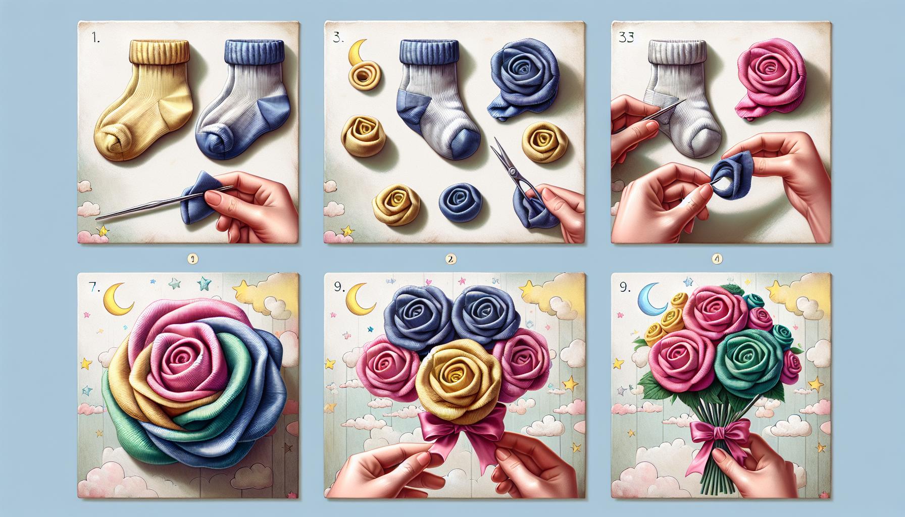 Secrets to Crafting Baby Sock Roses