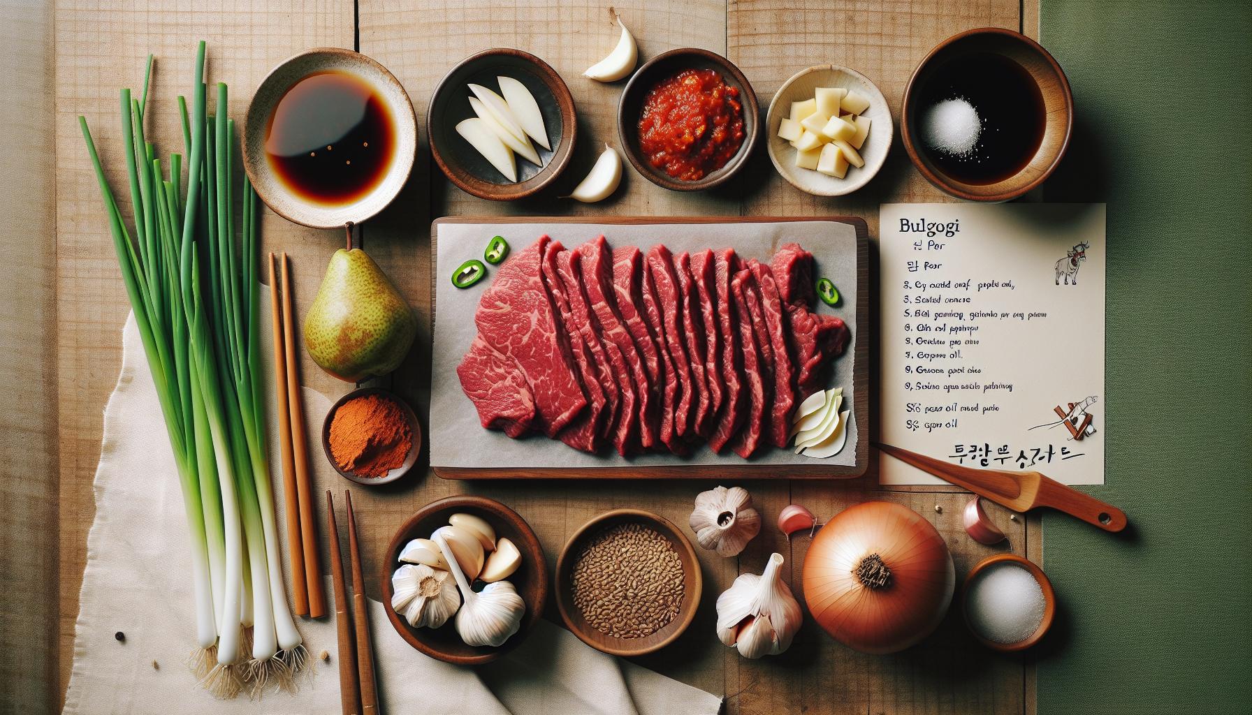 Beef Bulgogi: Irresistible Korean BBQ Recipe You Must Try 3 Essential Ingredients for Authentic Bulgogi